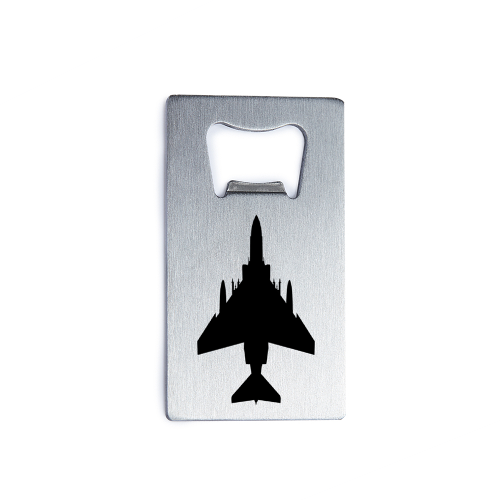 F-4 Phantom Stainless Steel Bottle Opener - I Love a Hangar