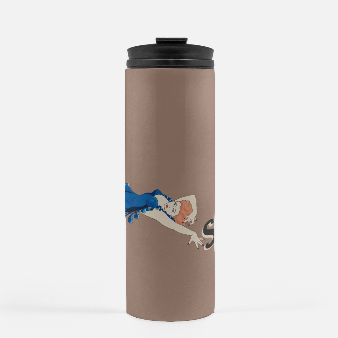 B-24 "Strawberry Bitch" Inspired Thermal Tumbler (16 Oz.) - I Love a Hangar