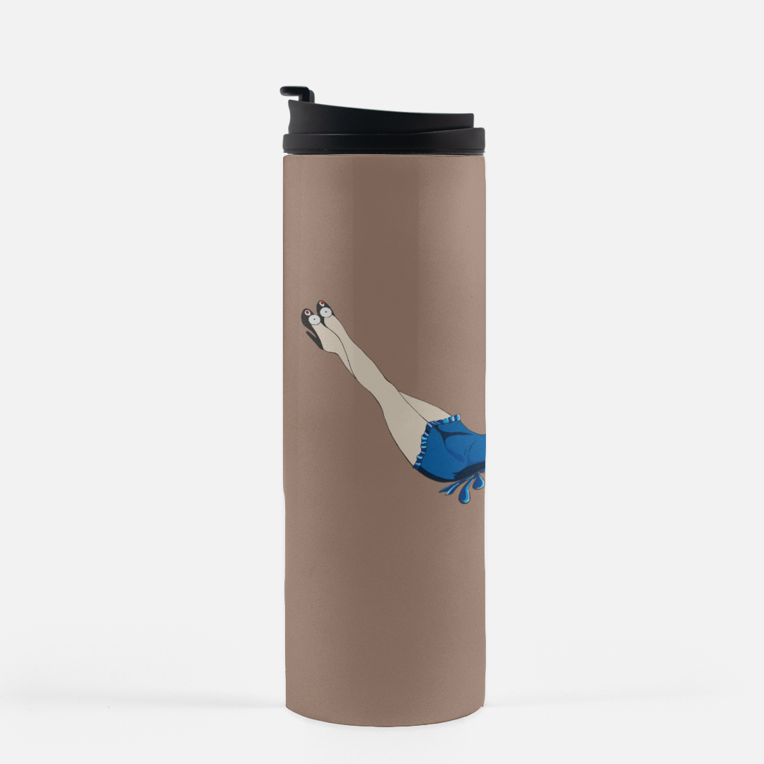 B-24 "Strawberry Bitch" Inspired Thermal Tumbler (16 Oz.) - I Love a Hangar