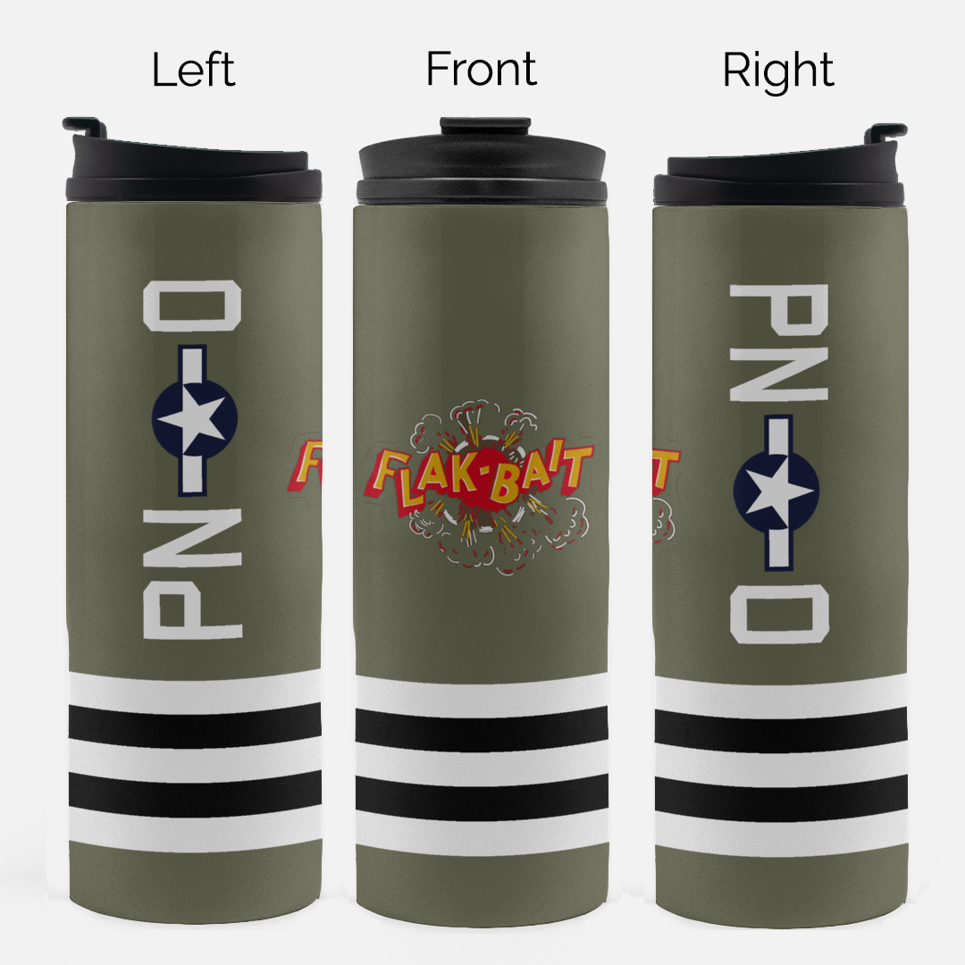 B-26 "Flak-Bait" Inspired Thermal Tumbler (16 Oz.) - I Love a Hangar