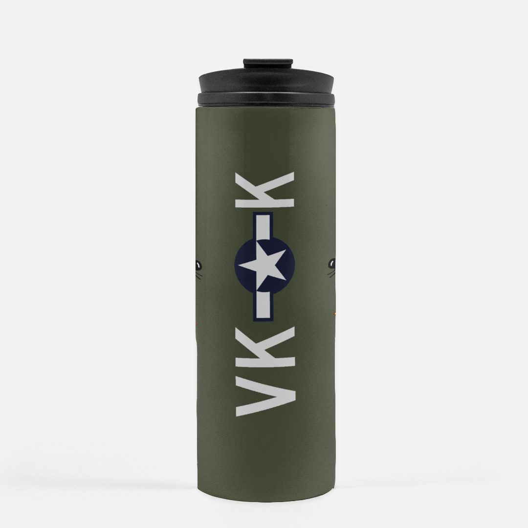 B-17 "Meathound" Inspired Thermal Tumbler (16 Oz.) - I Love a Hangar