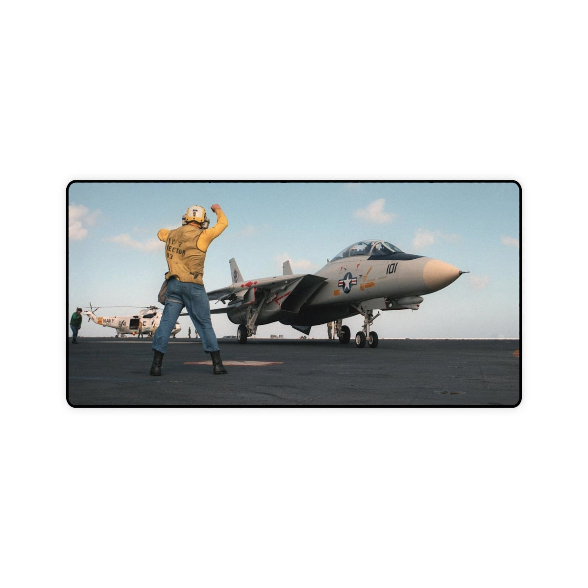 F-14 "Tomcat" Desk Mat - I Love a Hangar