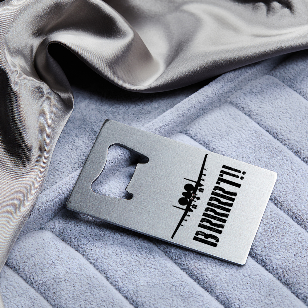 A-10 "BRRRRT!!" Stainless Steel Bottle Opener - I Love a Hangar