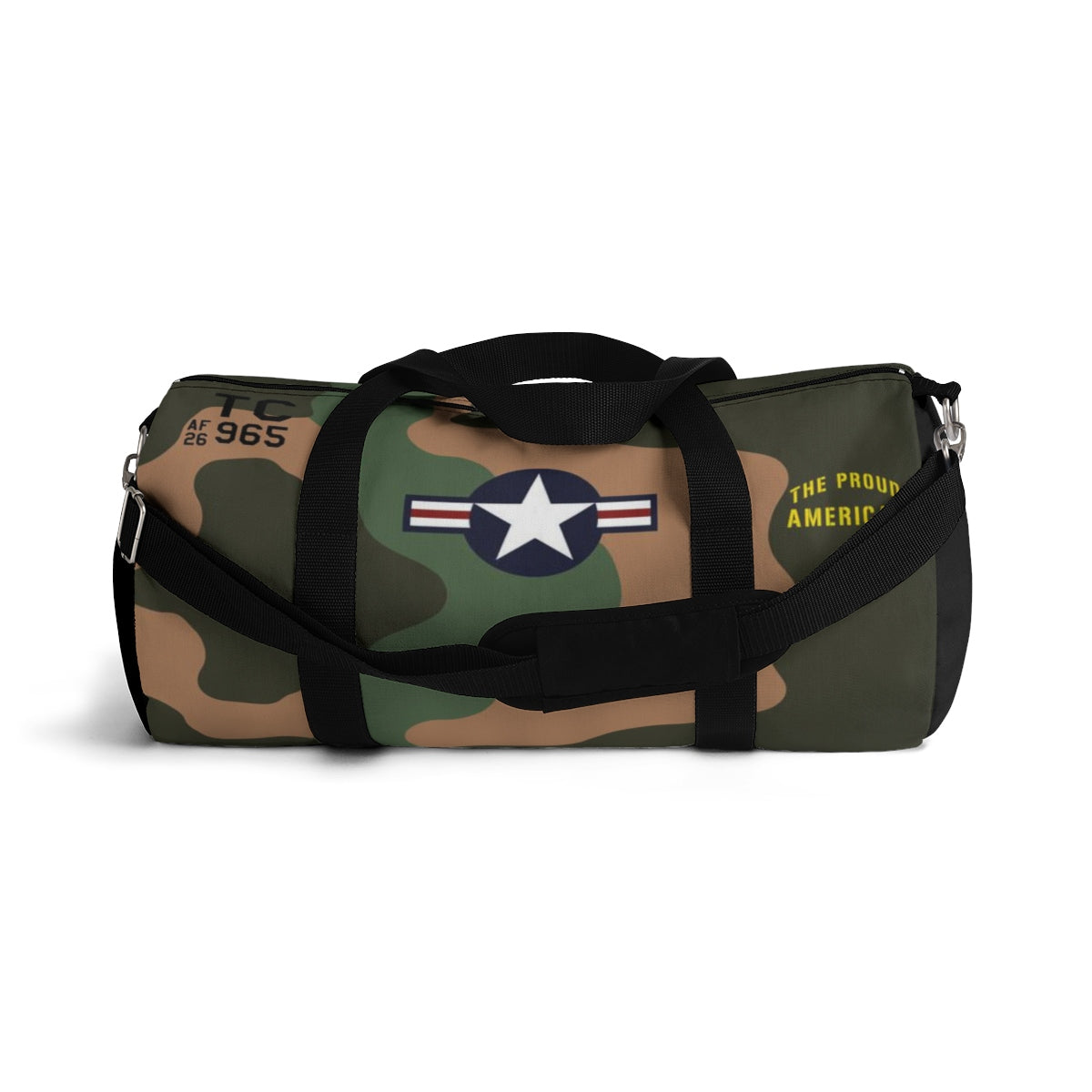 Douglas A-1 Skyraider "The Proud American" Duffel Bag - I Love a Hangar