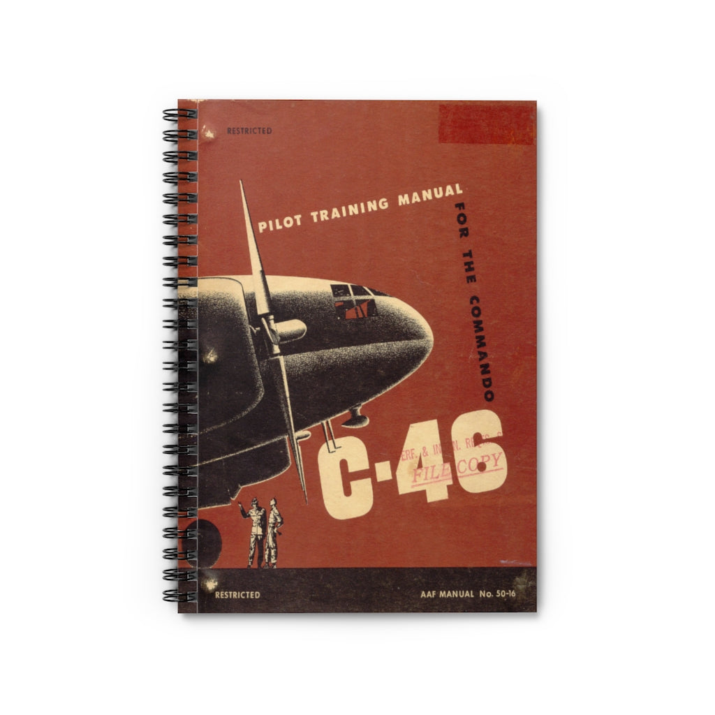 C-46 "Commando" Inspired Spiral Notebook - I Love a Hangar
