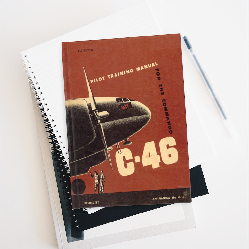 C-46 "Commando" Inspired Hardcover Journal - I Love a Hangar