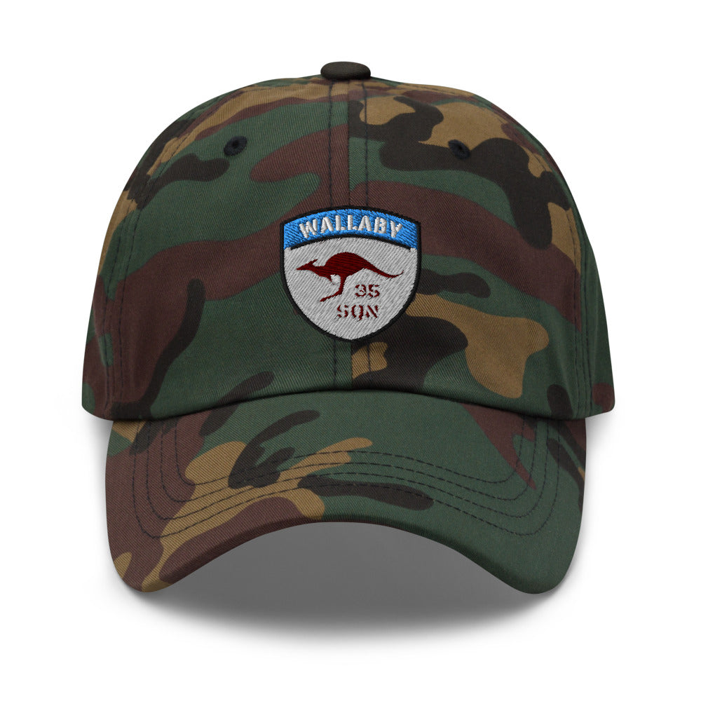 RAAF 35 SQN Wallay Airlines Dad hat - I Love a Hangar