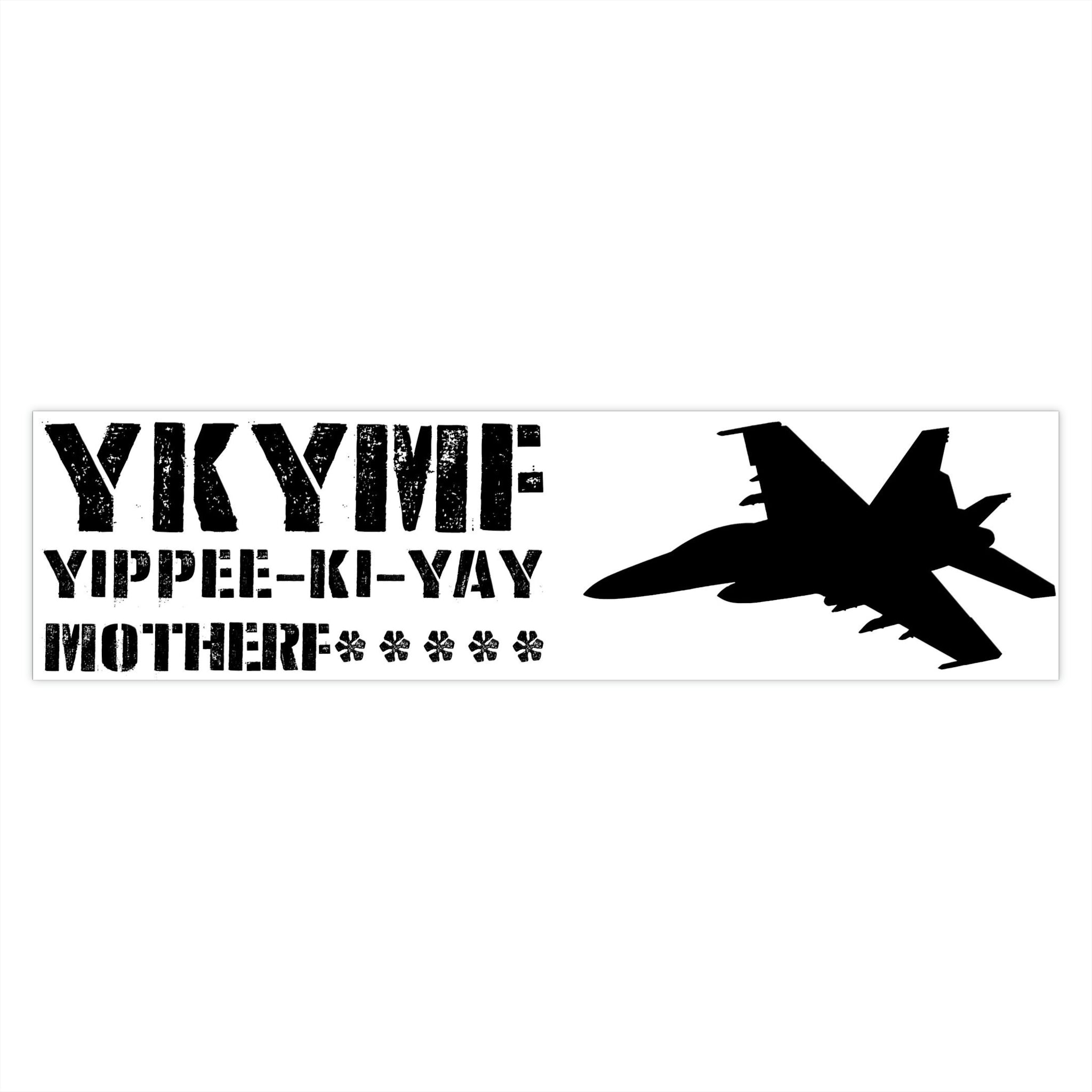 "YKYMF"" Bumper Stickers - I Love a Hangar
