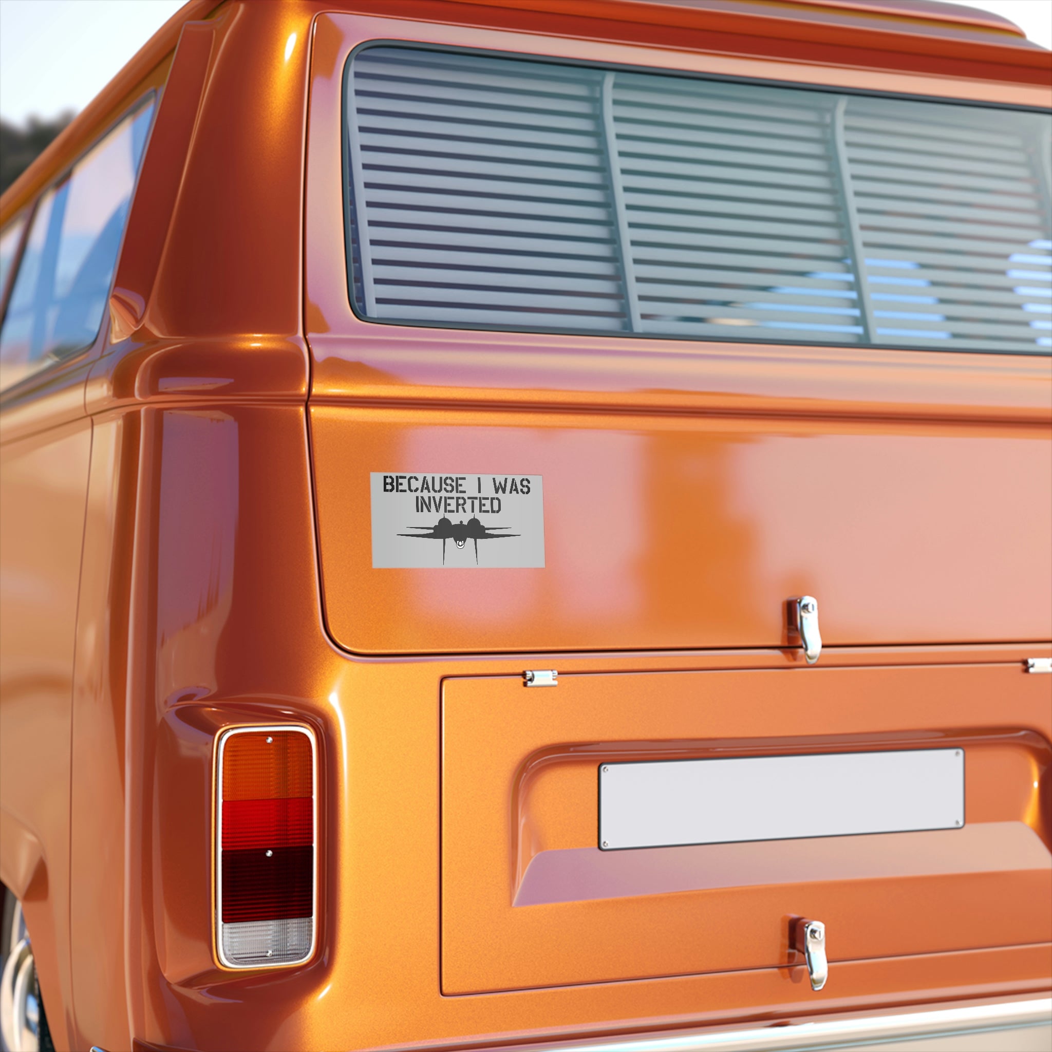 "Becuase I was inverted" Bumper Stickers - I Love a Hangar