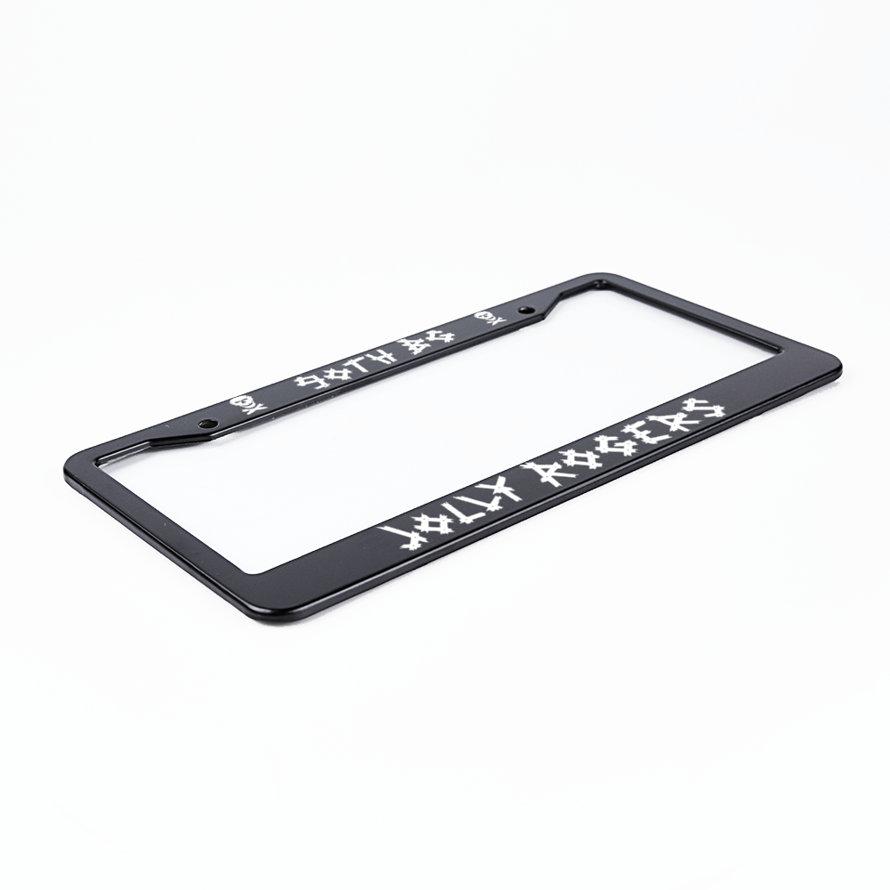 90th Bomb Group "Jolly Rogers" Inspired License Plate Frame - I Love a Hangar