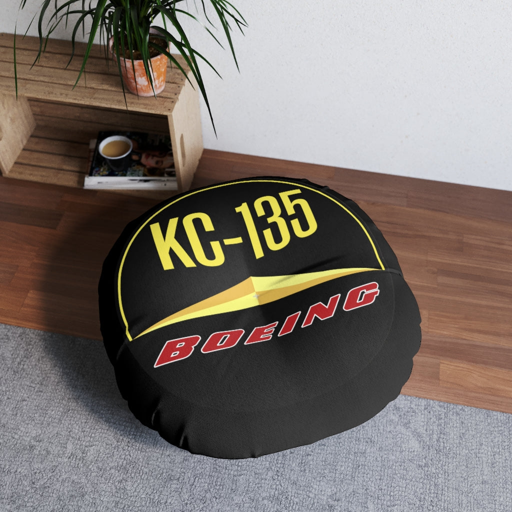 Kc0135 Tufted Floor Pillow, Round - I Love a Hangar