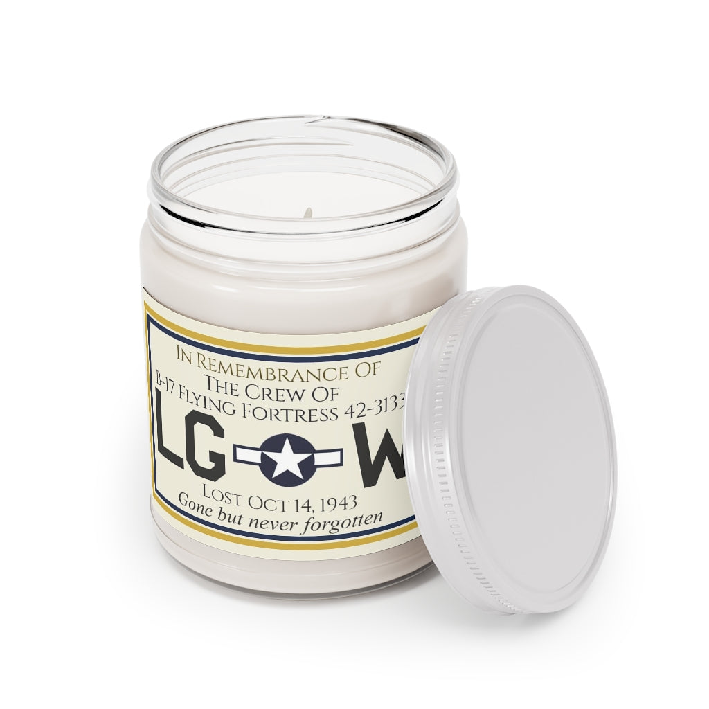 9oz Customizable Memorial Candle For Aircraft Crew (USAAF) - I Love a Hangar