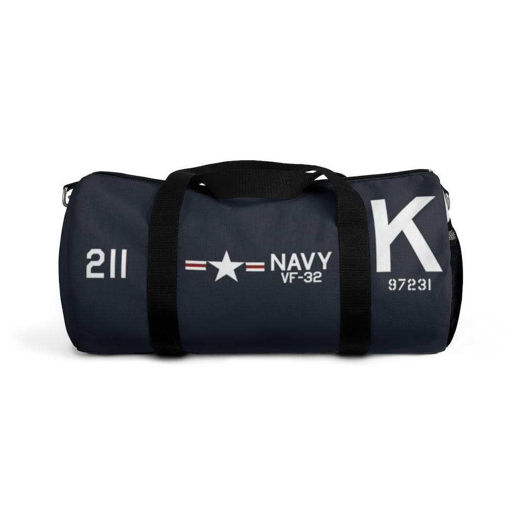 F4U of Jesse Brown Aviator Duffel Bag - I Love a Hangar
