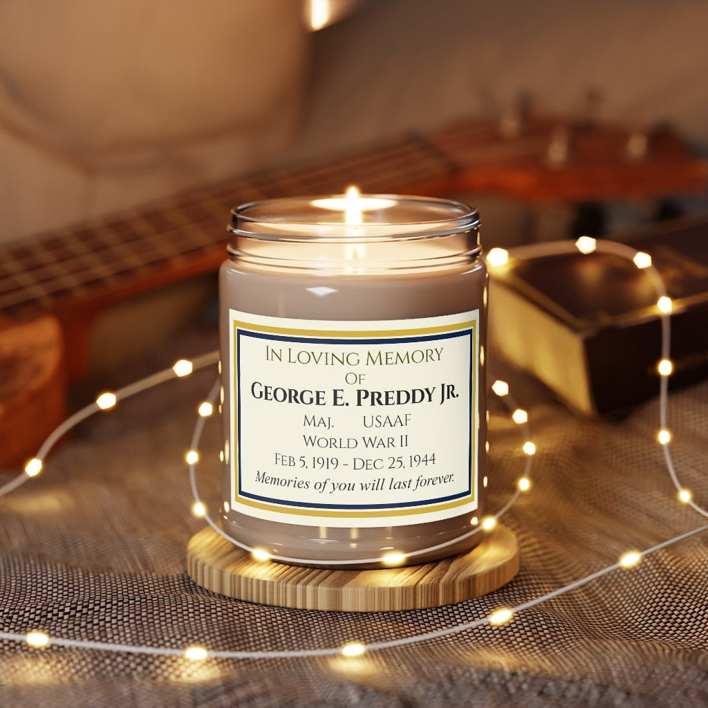 9 oz. Customizable Memorial Candle For Individual - I Love a Hangar