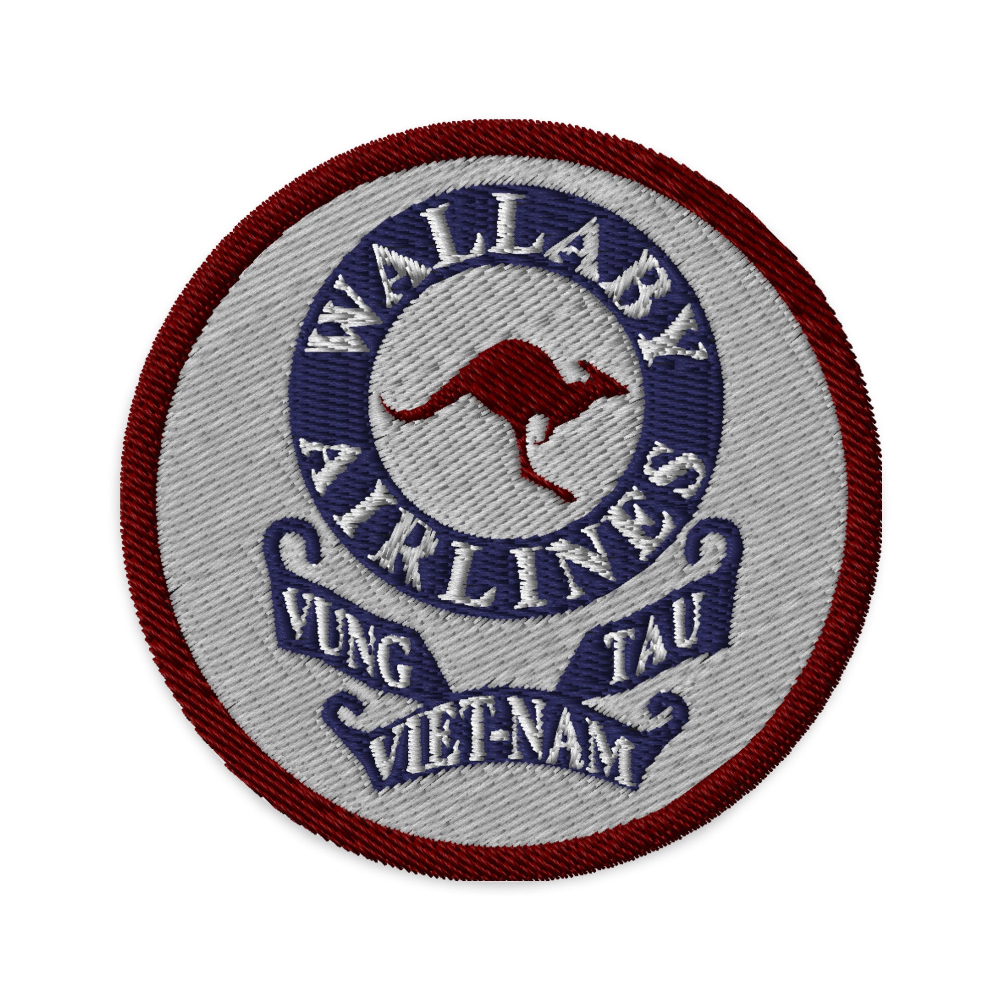 Wallaby Airlines Embroidered patches - I Love a Hangar