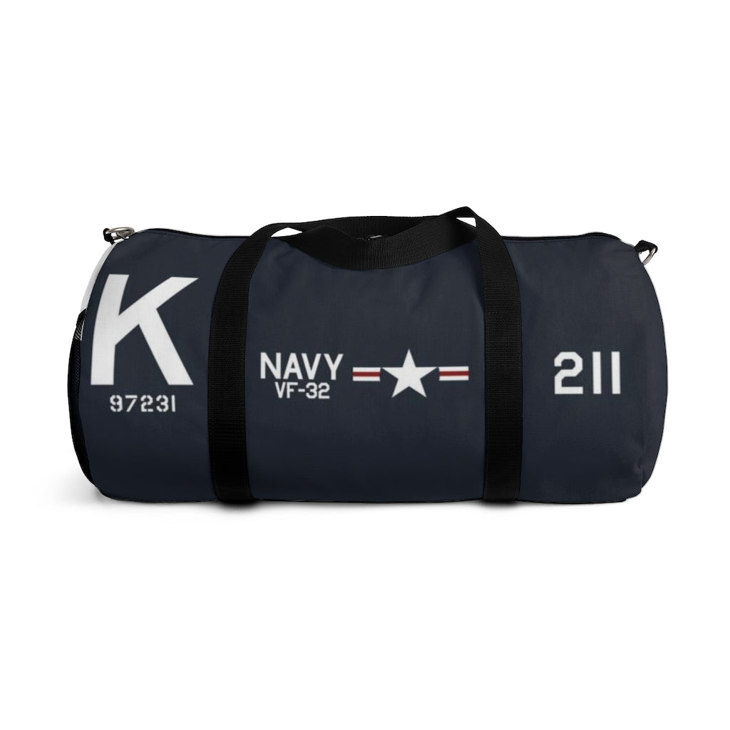 F4U of Jesse Brown Aviator Duffel Bag - I Love a Hangar