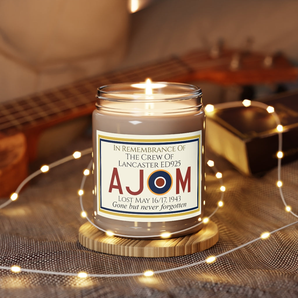 9oz Customizable Memorial Candle For Crew (RAF/RCAF/RAAF) - I Love a Hangar