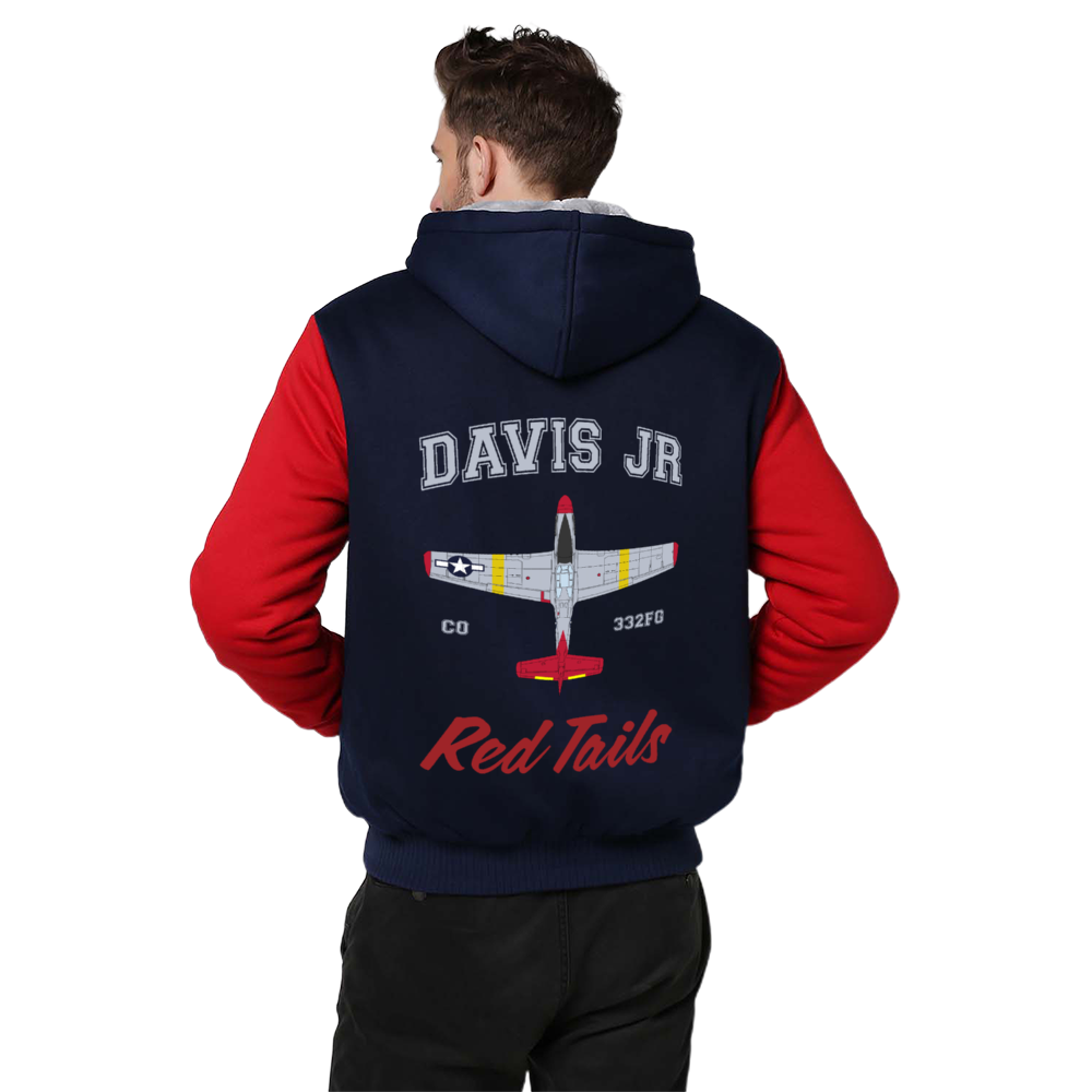 P-51 "By ReQuest" Sherpa Lined Full Zip Hoodie - I Love a Hangar