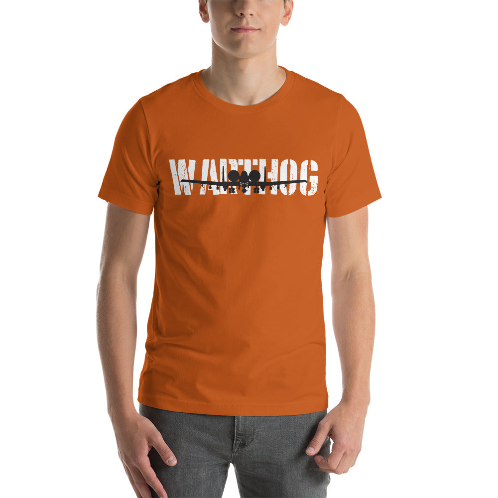 A-10 Warthog Short-Sleeve Unisex Premium T-Shirt | Bella + Canvas 3001 - I Love a Hangar