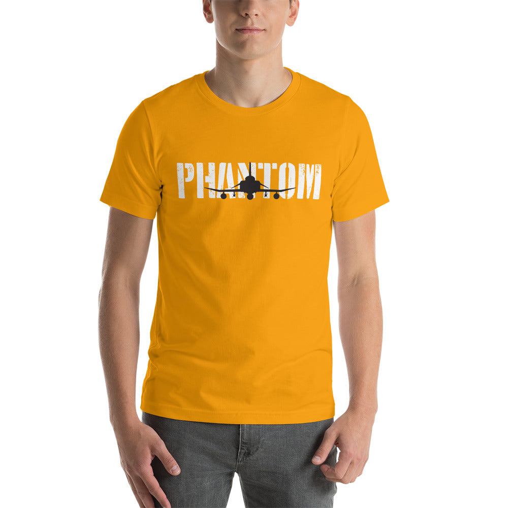 F-4 Phantom Short-Sleeve Unisex Premium T-Shirt | Bella + Canvas 3001 - I Love a Hangar