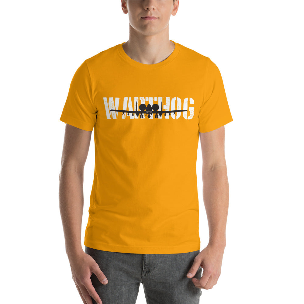 A-10 Warthog Short-Sleeve Unisex Premium T-Shirt | Bella + Canvas 3001 - I Love a Hangar