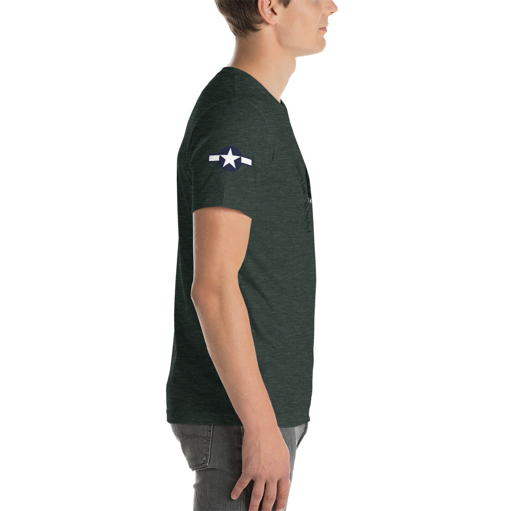 B-24 "Black Cat" 44-40704 Short-Sleeve Unisex T-Shirt - I Love a Hangar