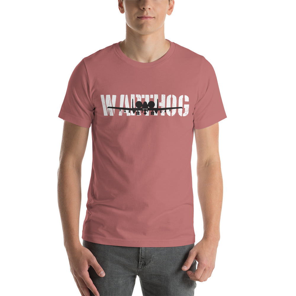 A-10 Warthog Short-Sleeve Unisex Premium T-Shirt | Bella + Canvas 3001 - I Love a Hangar