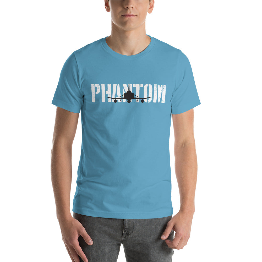 F-4 Phantom Short-Sleeve Unisex Premium T-Shirt | Bella + Canvas 3001 - I Love a Hangar