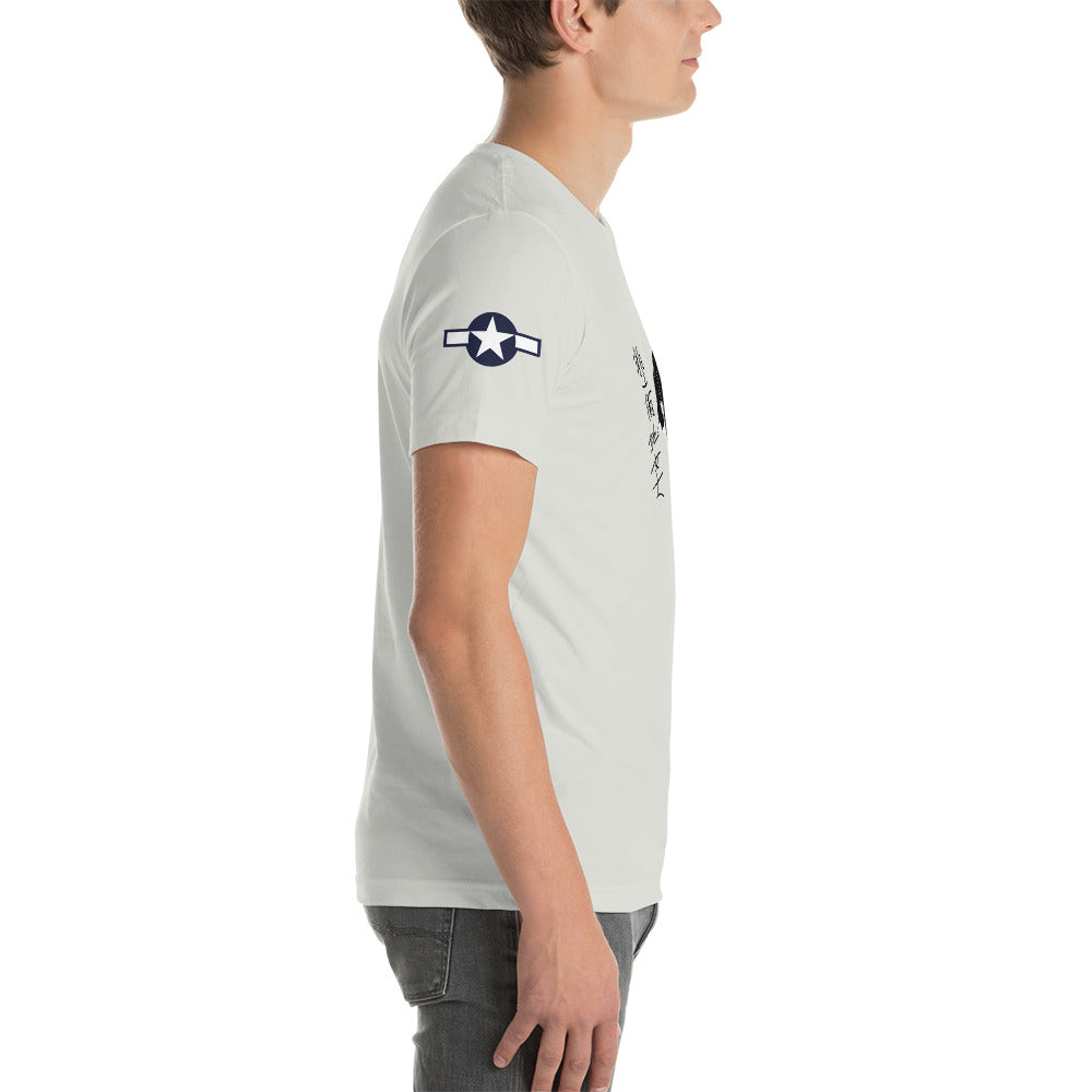B-24 "Black Cat" 44-40704 Short-Sleeve Unisex T-Shirt - I Love a Hangar