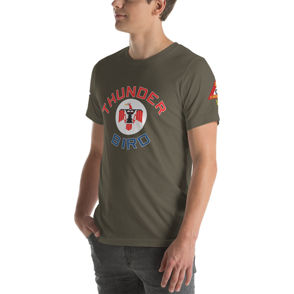 B-17 "Thunderbird" 42-38050 Short-Sleeve Unisex Premium T-Shirt - I Love a Hangar