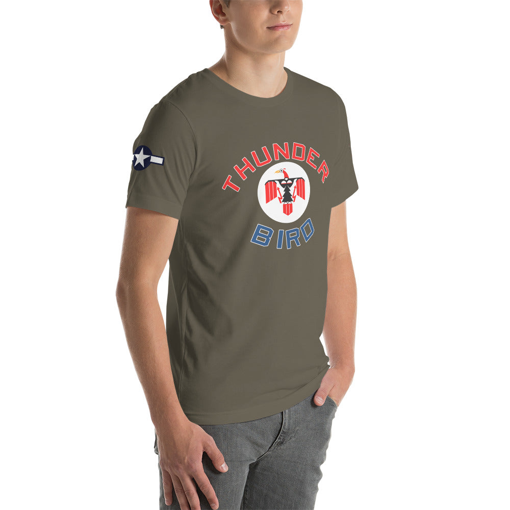 B-17 "Thunderbird" 42-38050 Short-Sleeve Unisex Premium T-Shirt - I Love a Hangar