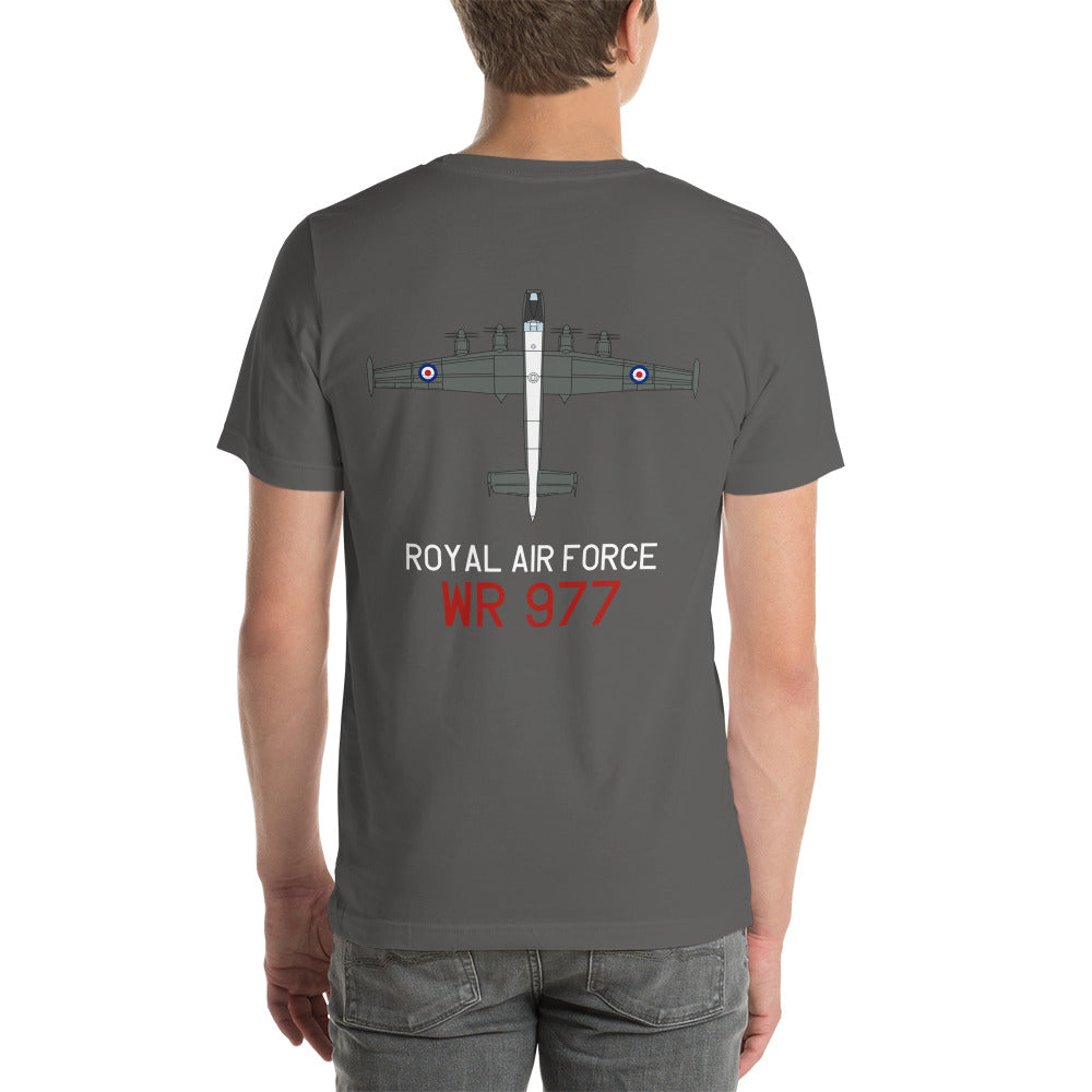 Avro Shackleton WR 977 (Aircraft Profiles) Short-Sleeve Unisex T-Shirt - I Love a Hangar