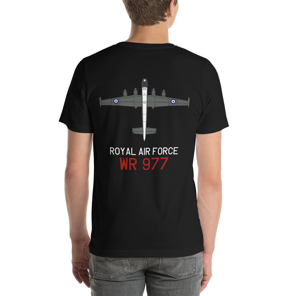 Avro Shackleton WR 977 (Aircraft Profiles) Short-Sleeve Unisex T-Shirt - I Love a Hangar