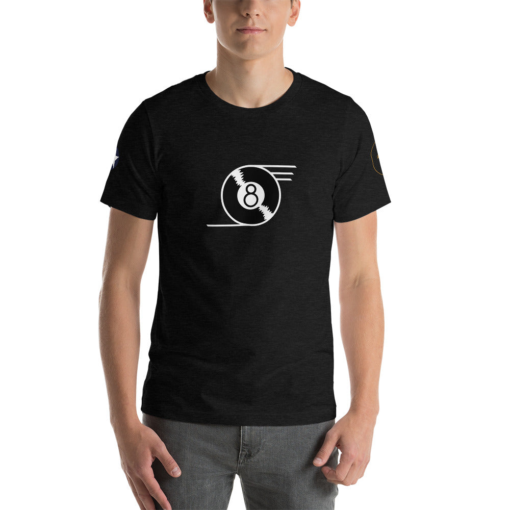 B-24 "Eight Ball" 41-23714 Short-Sleeve Unisex T-Shirt - I Love a Hangar
