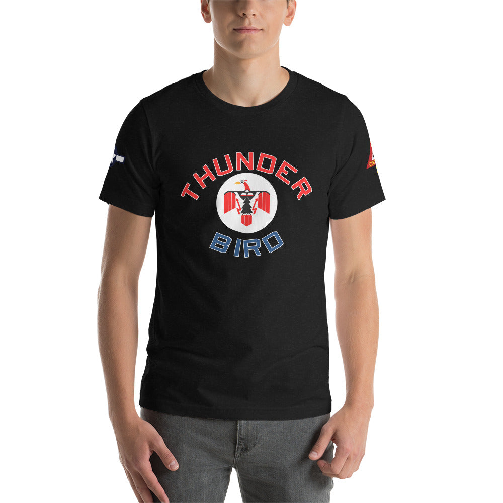 B-17 "Thunderbird" 42-38050 Short-Sleeve Unisex Premium T-Shirt - I Love a Hangar