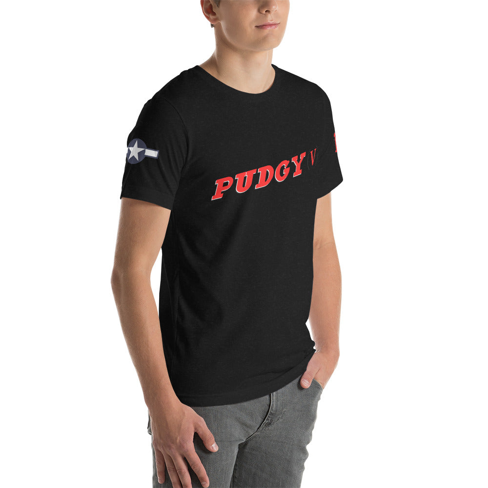 P-38 "Pudgy V" Short-Sleeve Unisex T-Shirt - I Love a Hangar