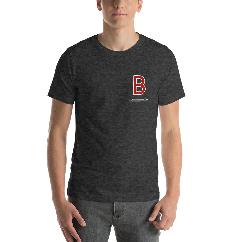 Avro Shackleton WR 977 (Aircraft Profiles) Short-Sleeve Unisex T-Shirt - I Love a Hangar