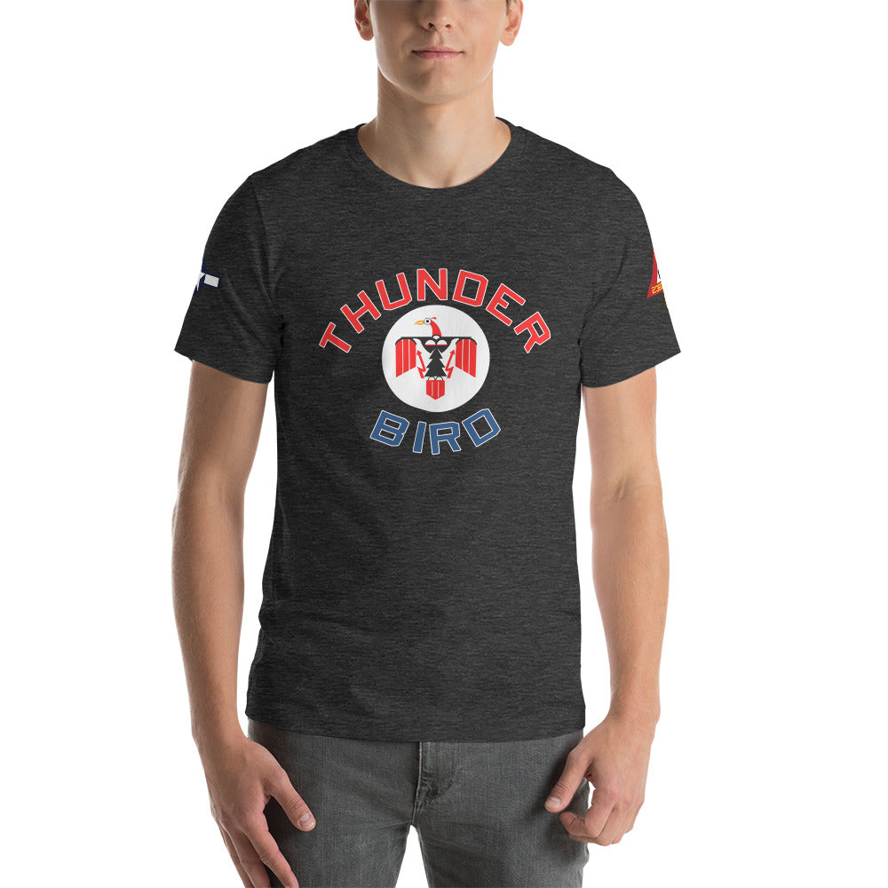 B-17 "Thunderbird" 42-38050 Short-Sleeve Unisex Premium T-Shirt - I Love a Hangar