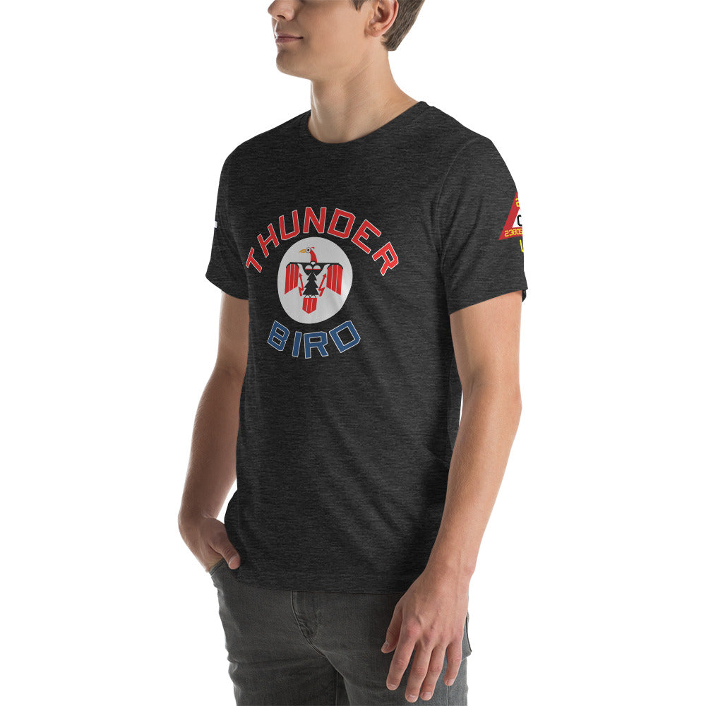 B-17 "Thunderbird" 42-38050 Short-Sleeve Unisex Premium T-Shirt - I Love a Hangar
