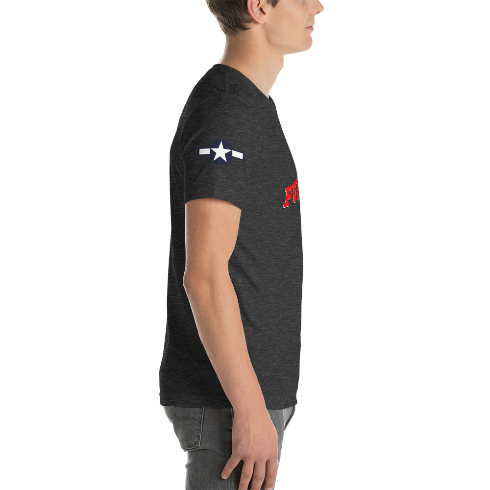 P-38 "Pudgy V" Short-Sleeve Unisex T-Shirt - I Love a Hangar