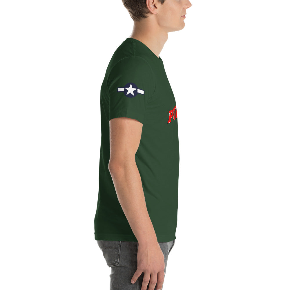 P-38 "Pudgy V" Short-Sleeve Unisex T-Shirt - I Love a Hangar