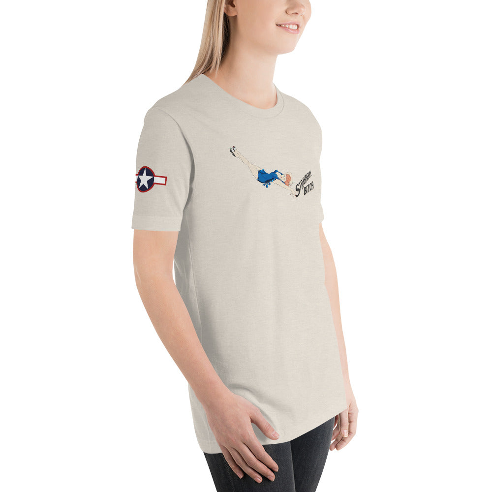 B-24 "Strawberry Bitch" 42-72843 Short-Sleeve Unisex Premium T-Shirt - I Love a Hangar