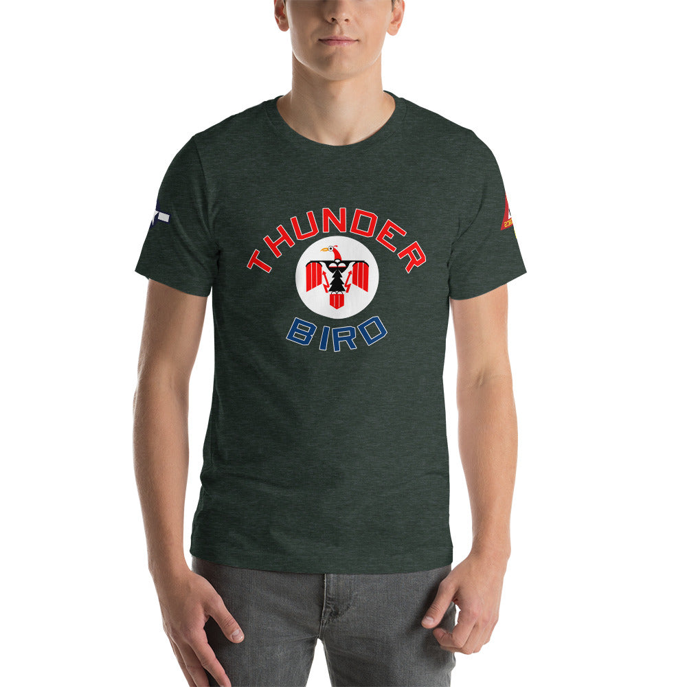 B-17 "Thunderbird" 42-38050 Short-Sleeve Unisex Premium T-Shirt - I Love a Hangar