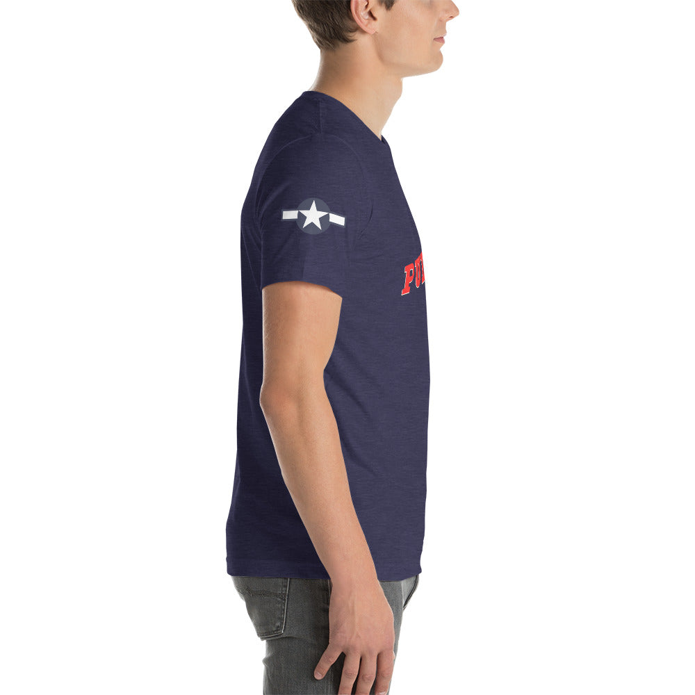 P-38 "Pudgy V" Short-Sleeve Unisex T-Shirt - I Love a Hangar