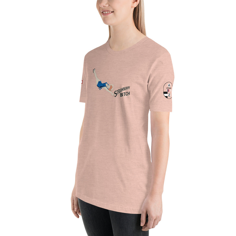 B-24 "Strawberry Bitch" 42-72843 Short-Sleeve Unisex Premium T-Shirt - I Love a Hangar