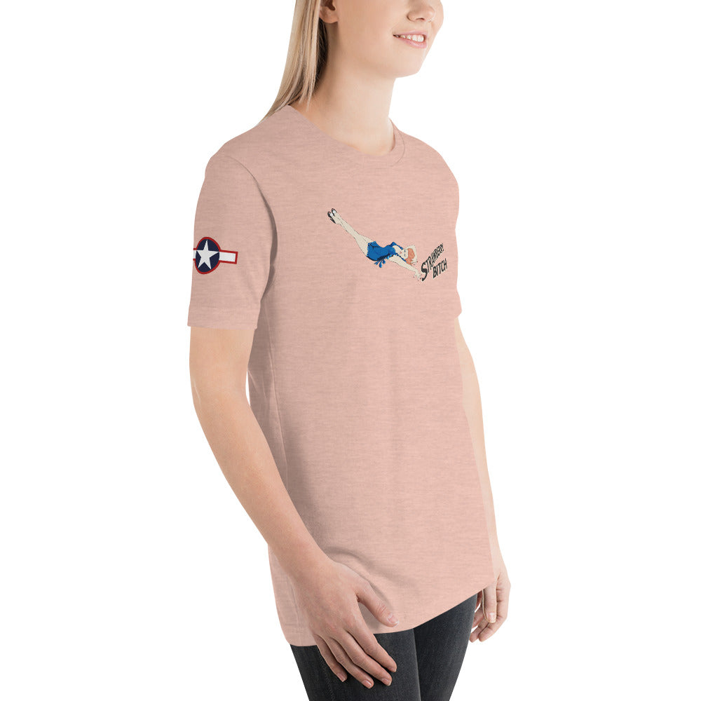 B-24 "Strawberry Bitch" 42-72843 Short-Sleeve Unisex Premium T-Shirt - I Love a Hangar