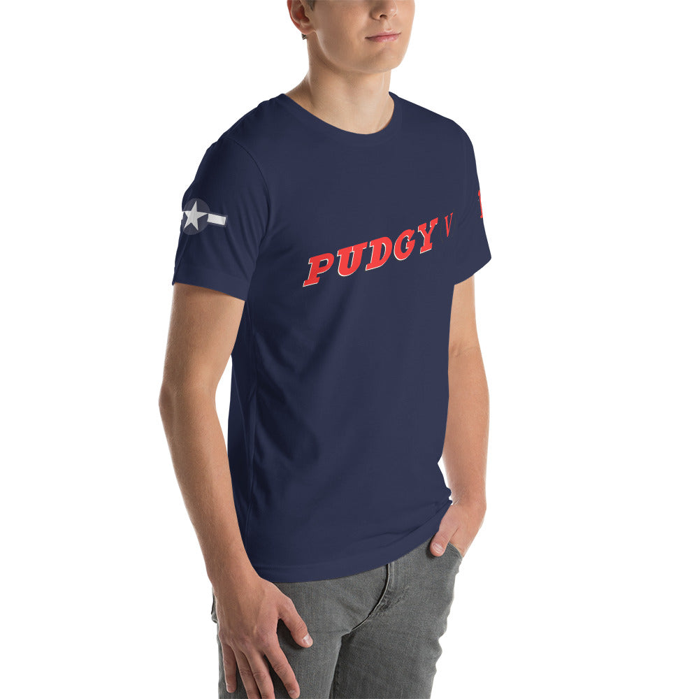 P-38 "Pudgy V" Short-Sleeve Unisex T-Shirt - I Love a Hangar