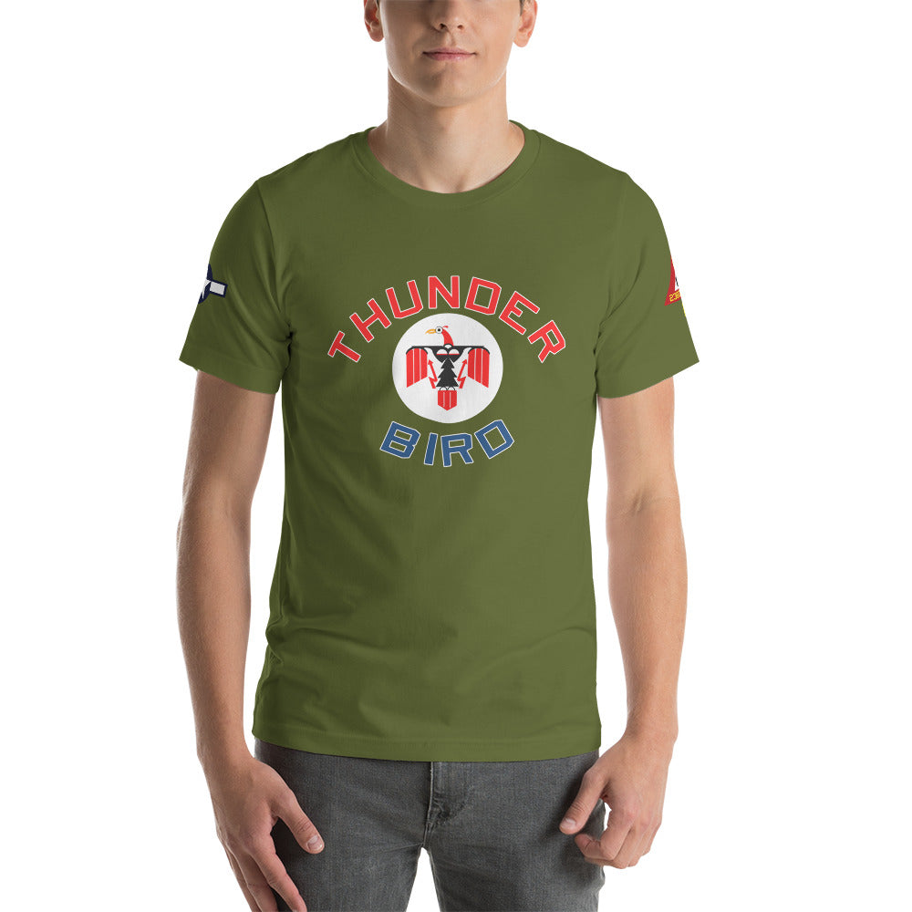 B-17 "Thunderbird" 42-38050 Short-Sleeve Unisex Premium T-Shirt - I Love a Hangar