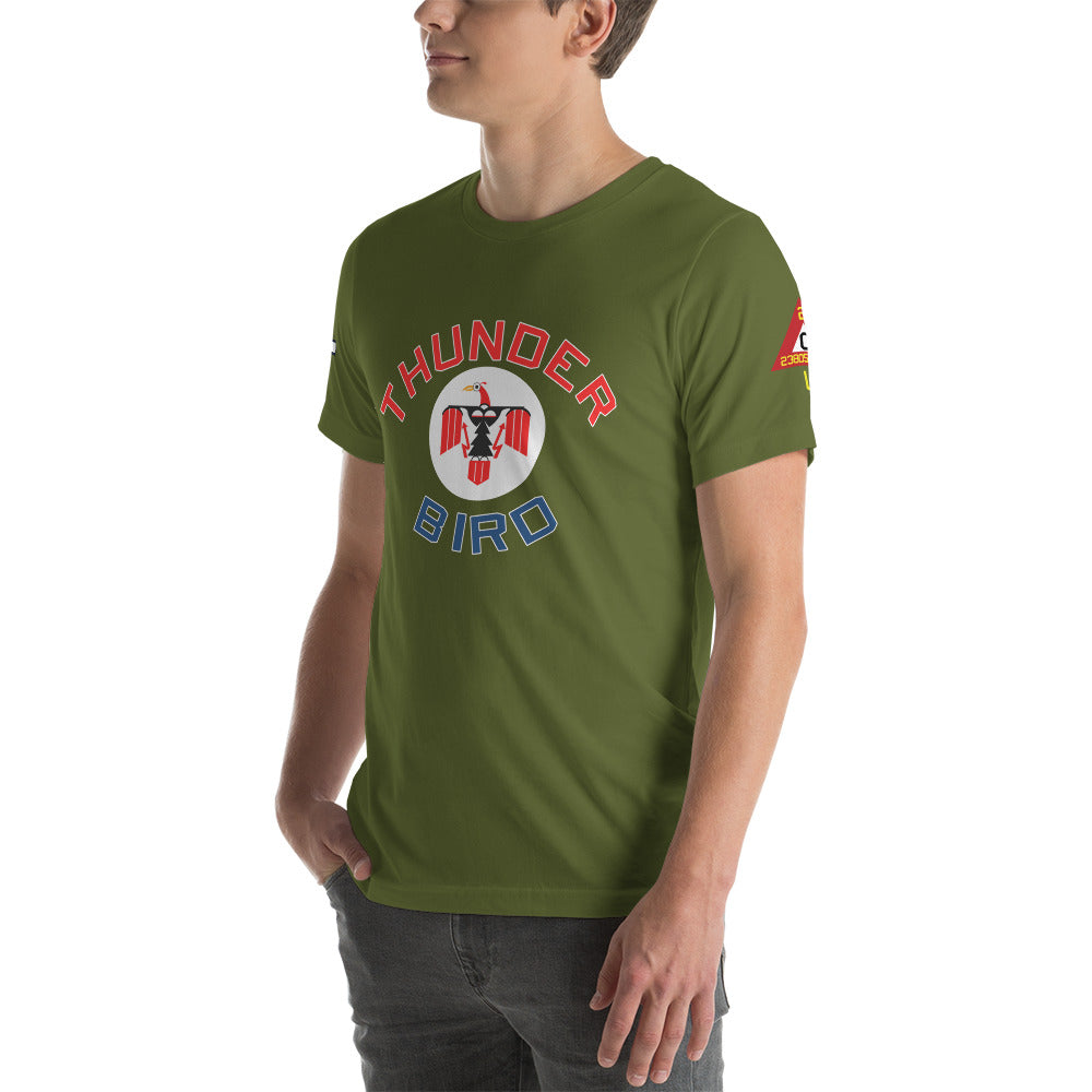 B-17 "Thunderbird" 42-38050 Short-Sleeve Unisex Premium T-Shirt - I Love a Hangar
