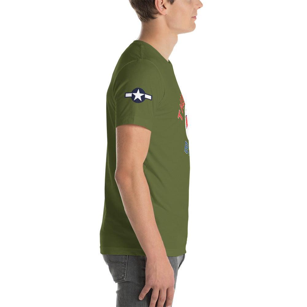 B-17 "Thunderbird" 42-38050 Short-Sleeve Unisex Premium T-Shirt - I Love a Hangar